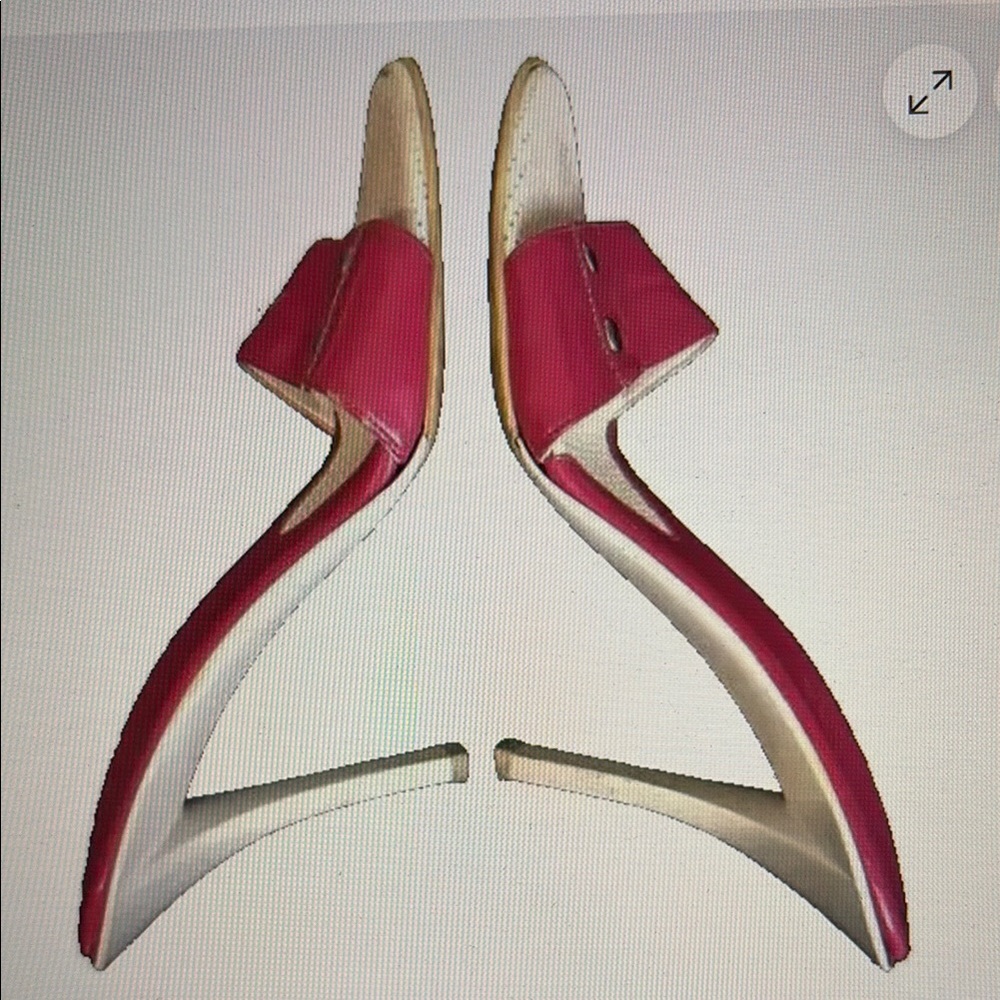 Charles David Pink Heels with Open Toe and Stiletto Design sz. 7.5